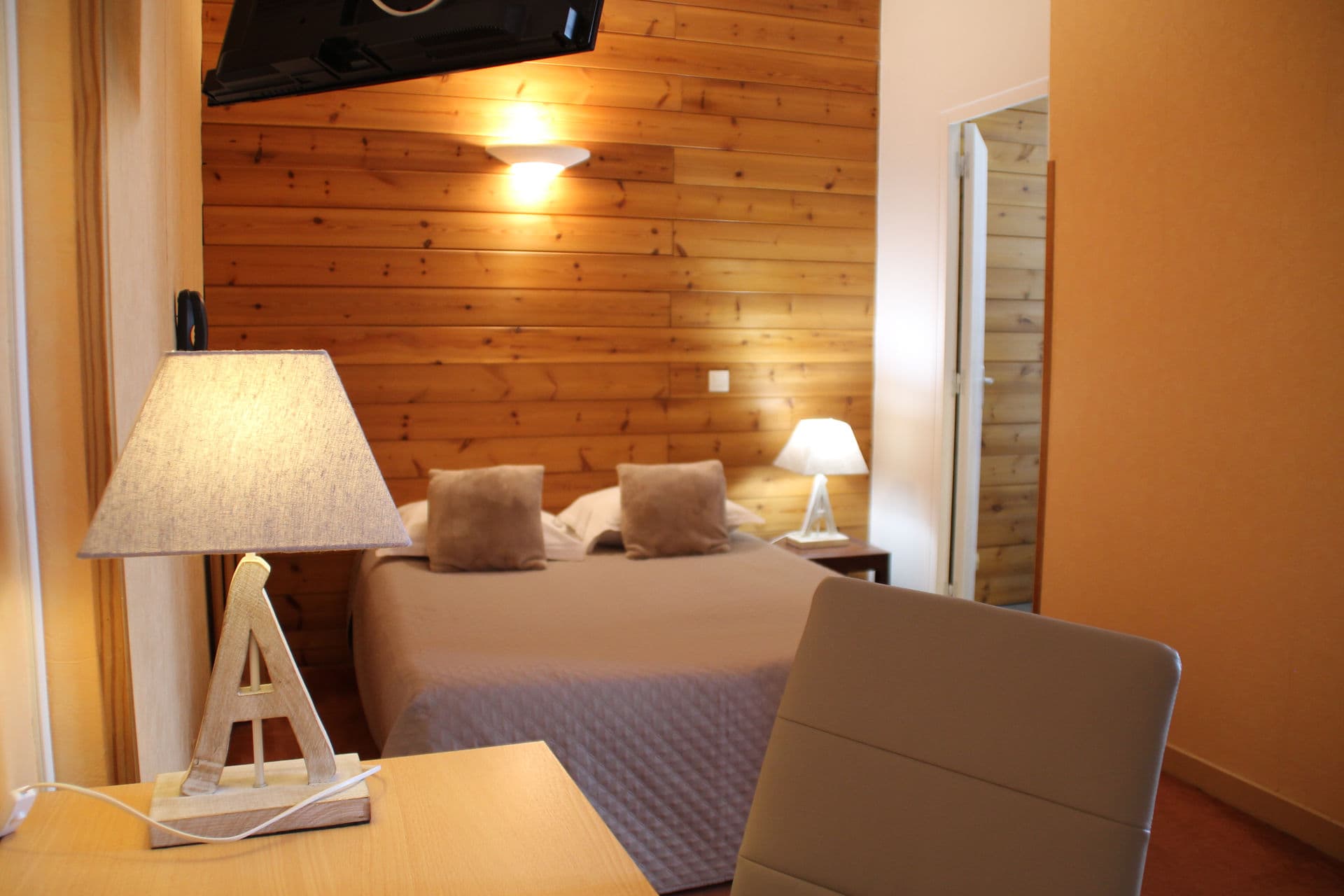 Chambre de l'Hôtel Rivière